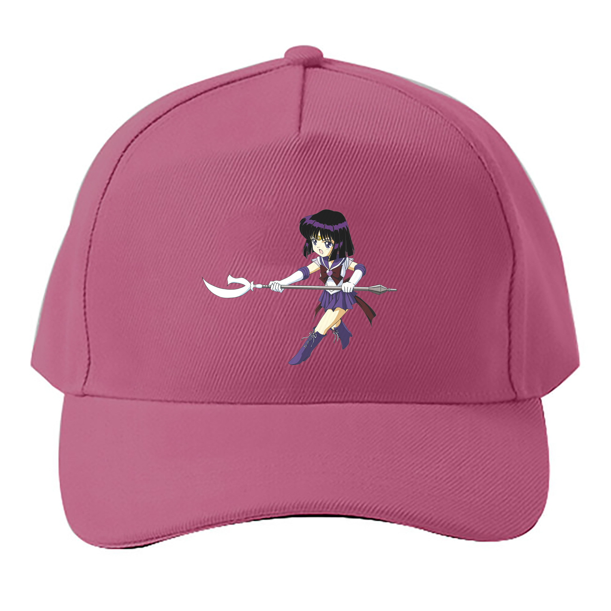 （画像用） 美少女戦士セーラームーン 土萠ほたる Sailor Moon Tomoe Hotaru （セーラーサターン；Sailor Saturn） ベースボールキャップ 綿100％ 男女兼用 帽子 スポーツ